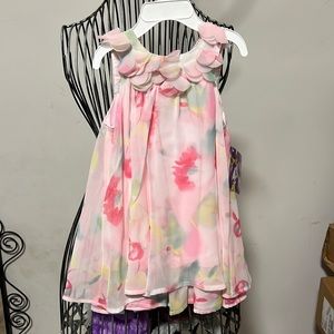 Pink swing Floral dress